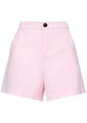 Rag & Bone Woman Sage Stretch-wool Shorts Pastel Pink