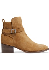 Rag & Bone Woman Walker Buckled Suede Ankle Boots Sand
