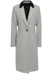 Rag & Bone Woman Wool-blend Felt Coat Light Gray