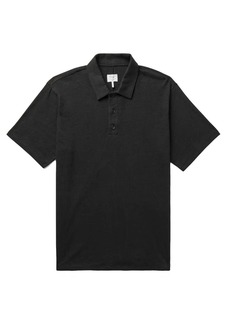 Rag & Bone Women Classic Flame Cotton Polo Shirt Black