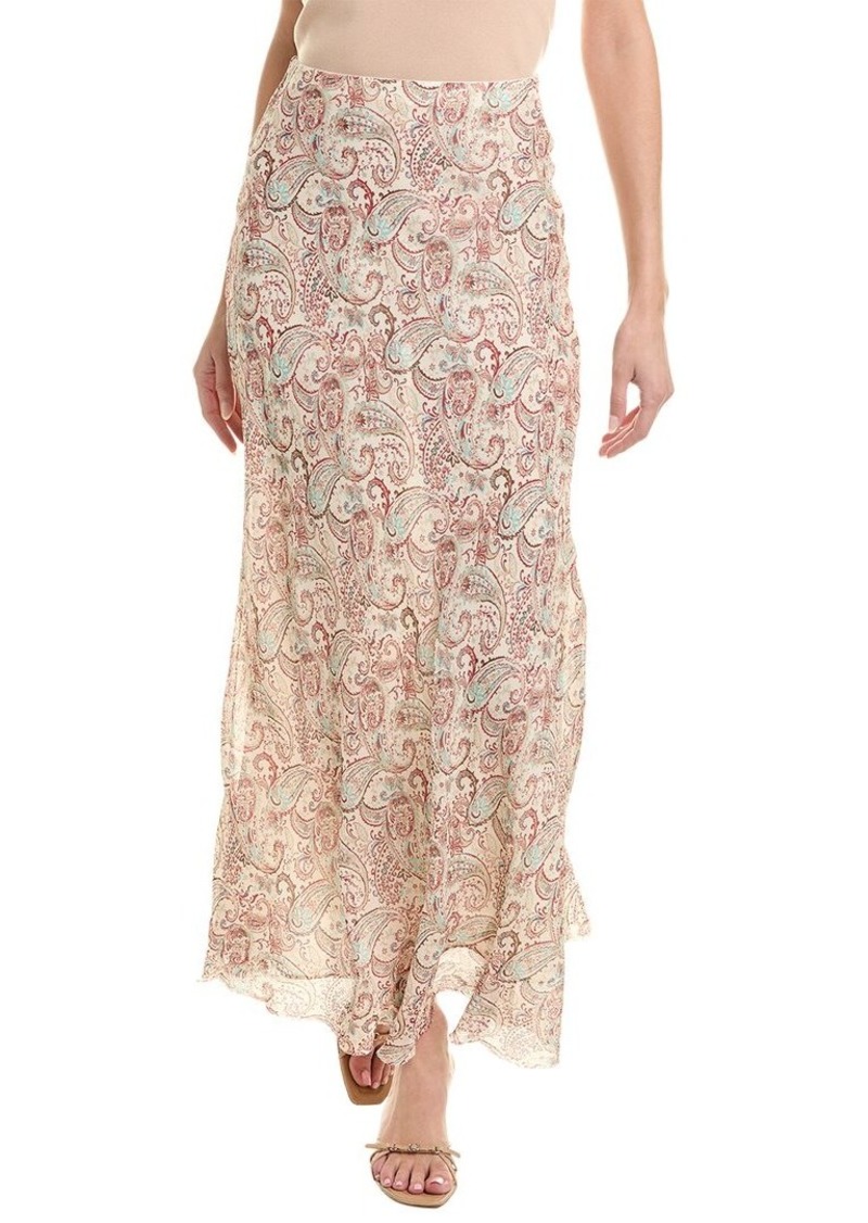 rag & bone Wren Paisley Silk-Blend Maxi Skirt