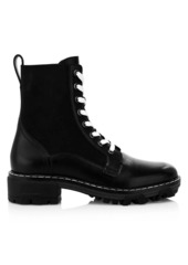 rag & bone Shiloh Lace-Up Leather Combat Boots