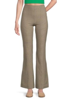 rag & bone Simone Plaid Flare Trousers