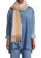 rag & bone Siobhan Striped Fringe Scarf