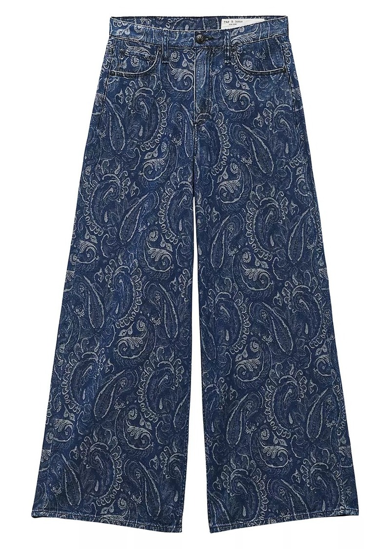 rag & bone Sofie Paisley Ankle Jeans