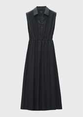 rag & bone Soraya Cotton Waist-Tie Midi Dress