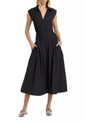 rag & bone Soraya Sleeveless Poplin Midi-Dress