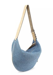 rag & bone Spire Woven Straw Hobo Bag