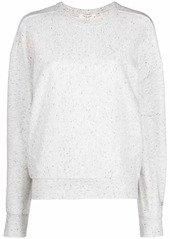 rag & bone spot-print organic-cotton sweatshirt