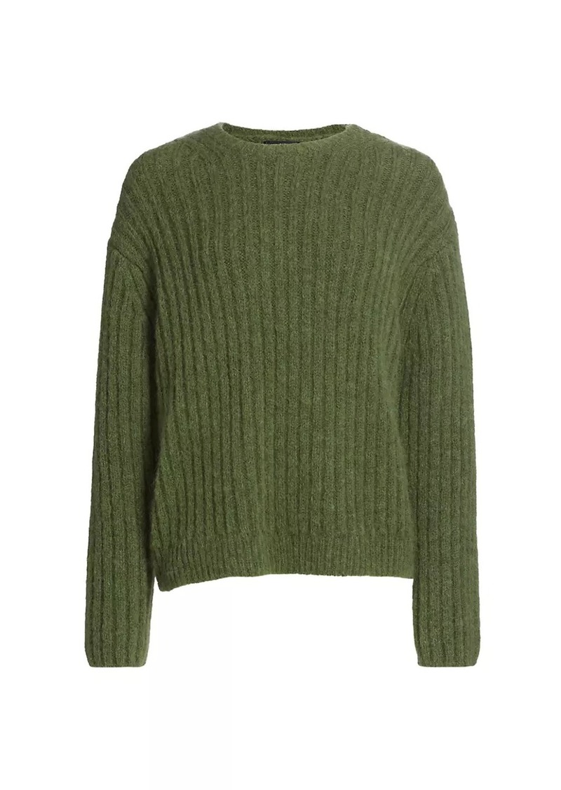 rag & bone Stassi Ribbed Crewneck Sweater