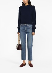 rag & bone straight-leg cropped jeans