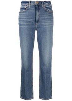rag & bone straight-leg cropped jeans