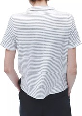 rag & bone Striped Knit Polo Top