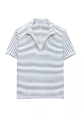 rag & bone Striped Knit Polo Top