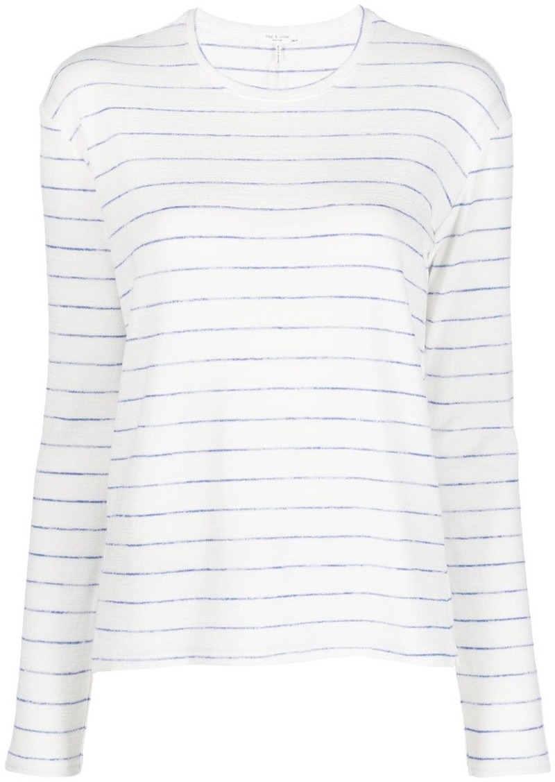 rag & bone striped long-sleeve T-shirt