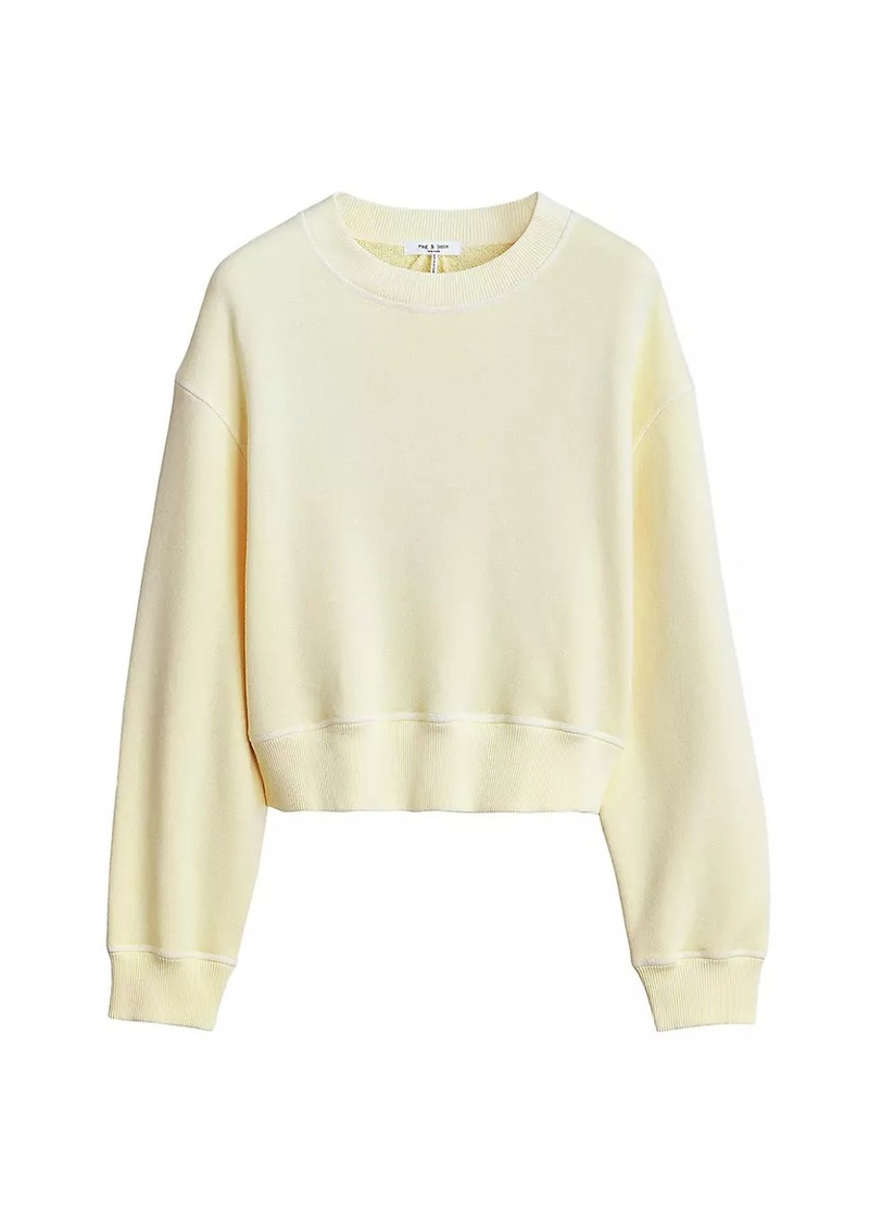 rag & bone Terry Cropped Sweatshirt