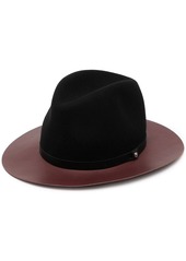 rag & bone two-tone Fedora hat