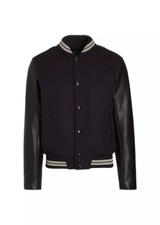 rag & bone Varsity Wool & Leather Jacket