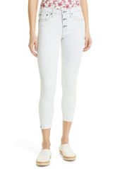 rag & bone Cate Raw Hem Ankle Skinny Jeans in Ditch Plains at Nordstrom