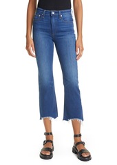 rag & bone Nina High Waist Frayed Ankle Flare Jeans in Crossfield at Nordstrom