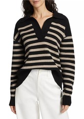 rag & bone Wool-Blend Striped Polo Sweater