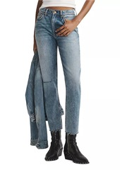 rag & bone Wren High-Rise Distressed Slim-Fit Jeans