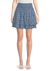 Rails Addison Print Layered Mini Skirt