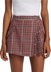 Rails Adriana Plaid Pleated Miniskirt