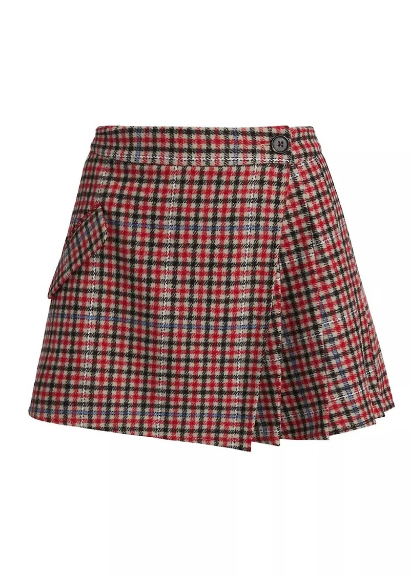 Rails Adriana Plaid Pleated Miniskirt