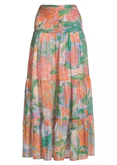 Rails Agatha Floral Cotton Maxi Skirt