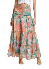 Rails Agatha Floral Cotton Maxi Skirt