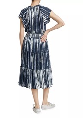 Rails Amellia Tie-Dye Tiered Midi-Dress