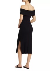 Rails Anaya Off-The-Shoulder Midi-Dress