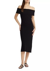 Rails Anaya Off-The-Shoulder Midi-Dress