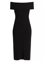 Rails Anaya Off-The-Shoulder Midi-Dress