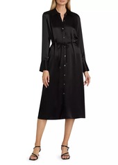 Rails Anina Satin Midi Shirtdress