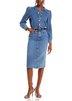 Rails Beverly Womens Long Sleeve Denim Shirtdress