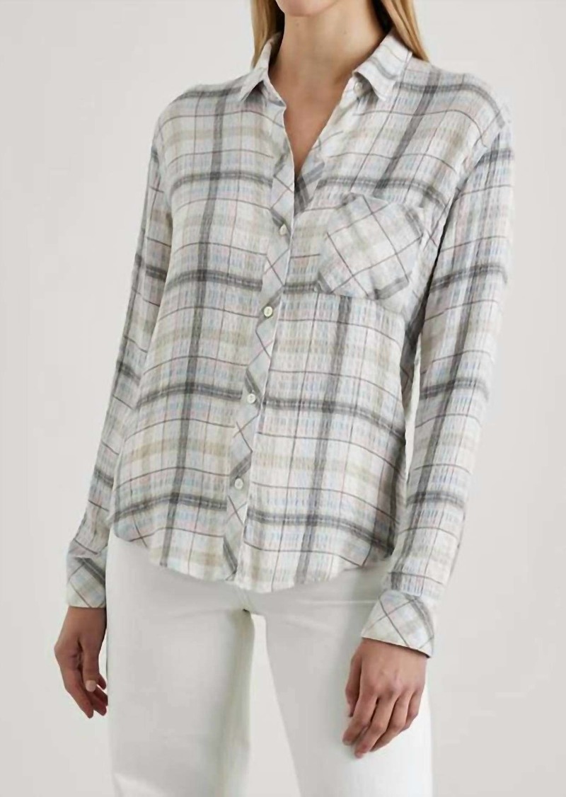 Rails Brady Button Down Shirt In Sky Haze