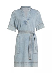 Rails Chancey Denim Tie-Waist Minidress