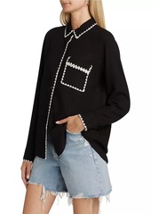 Rails Charli Blanket-Stitch Shirt