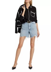 Rails Charli Blanket-Stitch Shirt