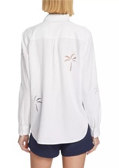 Rails Charli Embroidered Palm Shirt