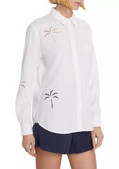 Rails Charli Embroidered Palm Shirt