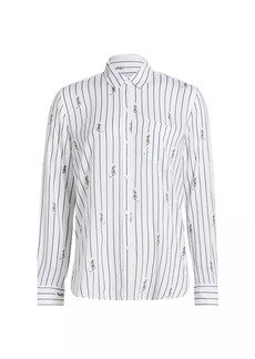 Rails Charli Striped Linen-Blend Shirt