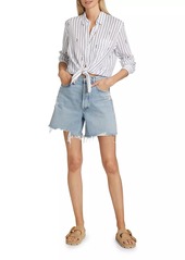 Rails Charli Striped Linen-Blend Shirt