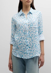 Rails Cheetah-Print Ellis Gauze Shirt 