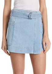 Rails Deanna Wrap Denim Miniskirt