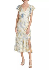 Rails Dina Diffused V-Neck Midi-Dress