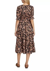 Rails Eliana Floral Tiered Midi-Dress