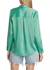 Rails Elias Striped Satin Shirt